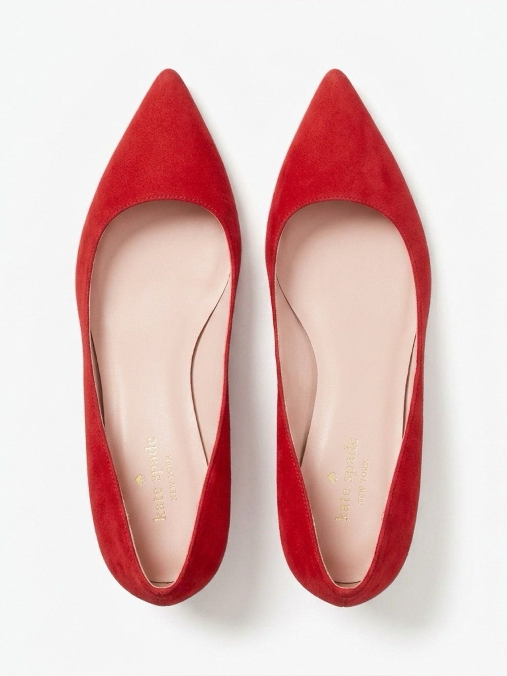 kate Spade Milan Too Poppy Red Suede Pumps